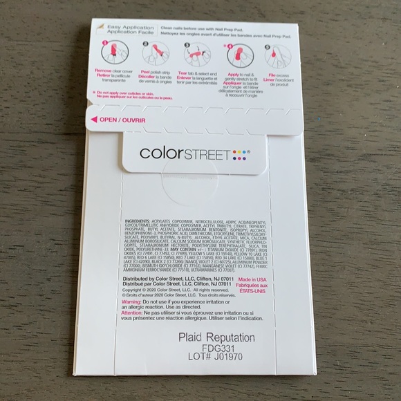 Color Street Plaid Reputation - Picture 2 of 2